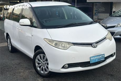White 2007 Toyota Tarago SUV GLI F