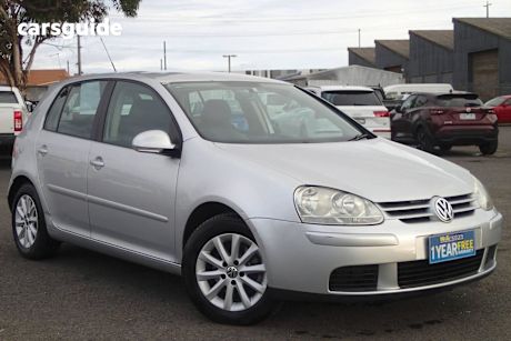 Silver 2008 Volkswagen Golf Hatchback 1.9 Tdi Edition