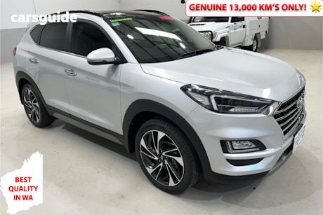 Silver 2020 Hyundai Tucson Wagon Highlander (Awd)