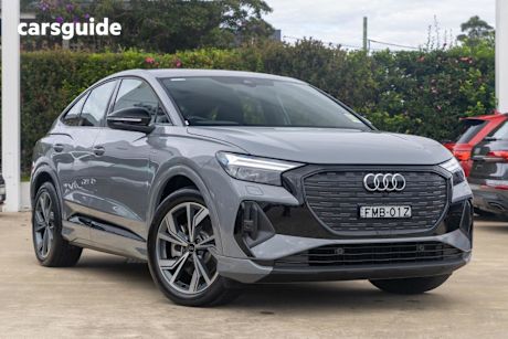 Grey 2025 Audi Q4 E-Tron Sportback 45 Sportback