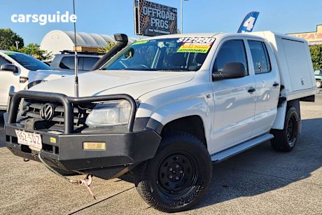 White 2012 Volkswagen Amarok Dual Cab Chassis Tdi420 (4X4)