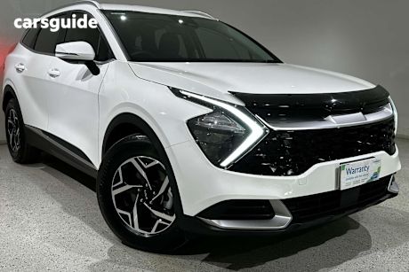 White 2025 Kia Sportage SUV SX 4WD