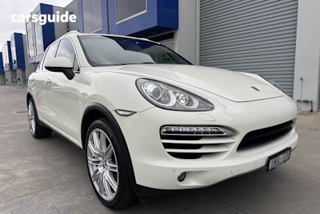 White 2011 Porsche Cayenne SUV DIESEL 4X4