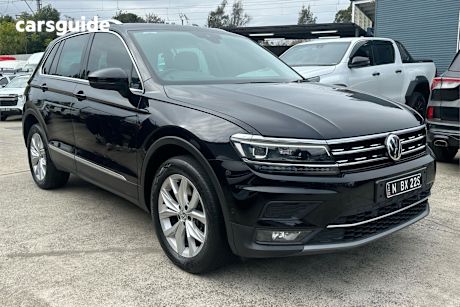 Black 2017 Volkswagen Tiguan Wagon 162 Tsi Highline