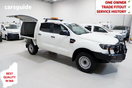 White 2019 Ford Ranger Ute Tray XL 4X4
