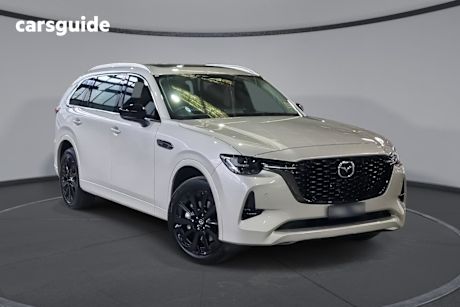 Grey 2025 Mazda CX-80 SUV G40E GT 4X4