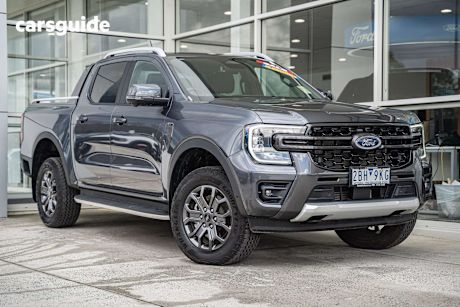 Grey 2024 Ford Ranger Ute Tray WILDTRAK 4X4