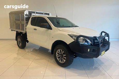 White 2016 Mazda BT-50 Ute Tray XT 4X4