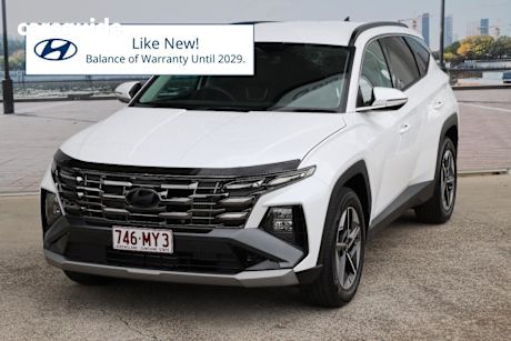 White 2024 Hyundai Tucson Wagon Elite (Awd)