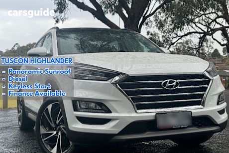 White 2020 Hyundai Tucson Wagon Highlander (Awd)