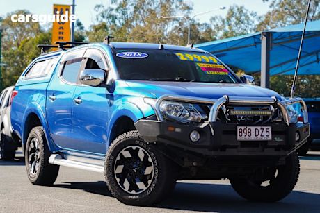 Blue 2018 Mitsubishi Triton Dual Cab Utility Exceed (4X4)