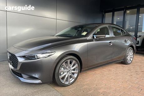 Grey 2025 Mazda Mazda3 Sedan G20 EVOLVE