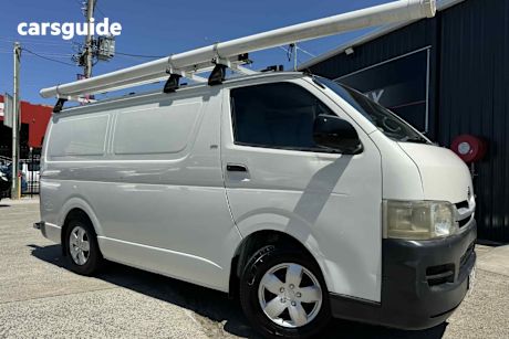 White 2008 Toyota HiAce Van Lwb
