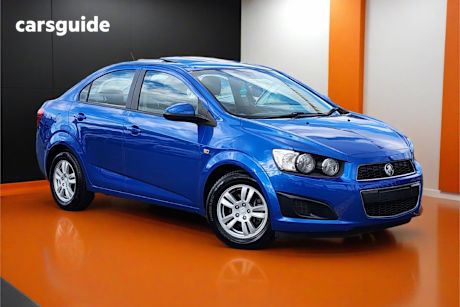 Blue 2012 Holden Barina Sedan CD F