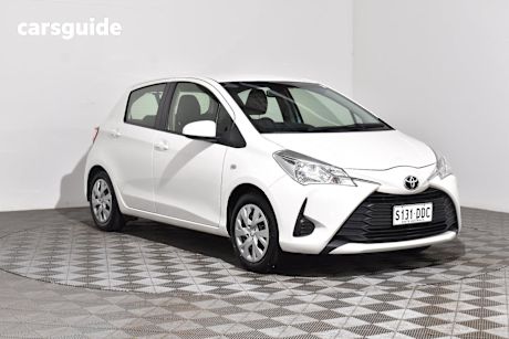 White 2019 Toyota Yaris Hatch ASCENT F