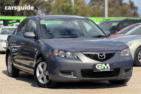 Grey 2007 Mazda 3 Sedan Maxx