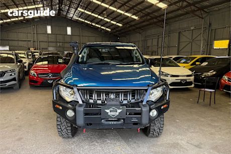 Blue 2016 Mitsubishi Triton Dual Cab Utility Gls (4X4)