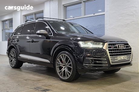 Black 2019 Audi SQ7 SUV TDI 4WD