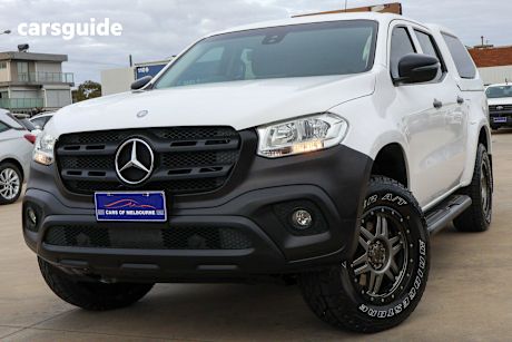 White 2019 Mercedes-Benz X Ute Tray X250D PURE 4X4