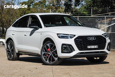 White 2025 Audi Q5 SUV 55 TFSI E S LINE 4X4