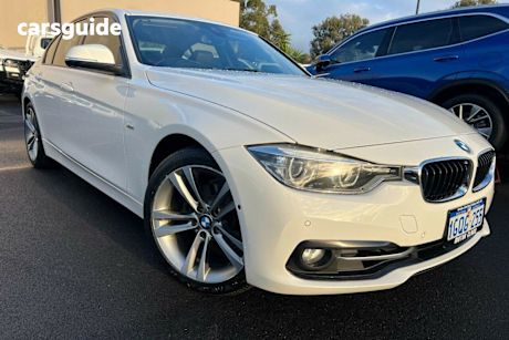 White 2018 BMW 320I Sedan Sport Line