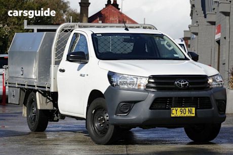 White 2021 Toyota Hilux Cab Chassis Workmate