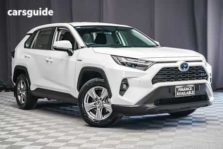 White 2022 Toyota RAV4 Wagon Gx (2Wd) Hybrid