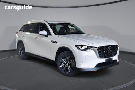 White 2024 Mazda CX-80 SUV G40E TOURING 4X4