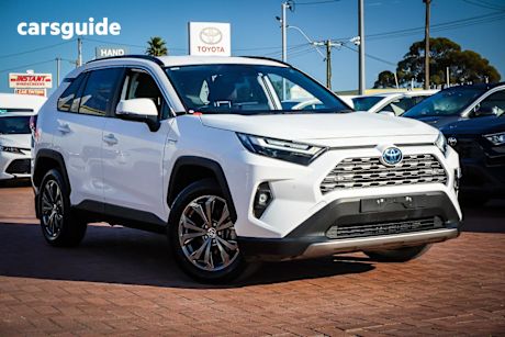 White 2021 Toyota RAV4 Wagon Gxl (2Wd) Hybrid