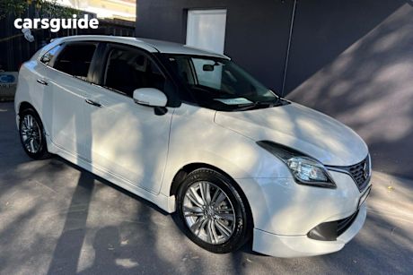 White 2016 Suzuki Baleno Hatchback Glx Turbo