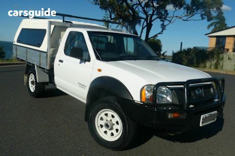 White 2004 Nissan Navara Cab Chassis Dx (4X4)