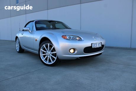 Silver 2006 Mazda MX-5 Convertible