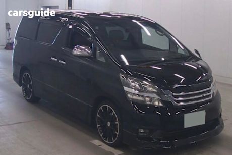 Black 2009 Toyota Vellfire SUV 2.4Z LUXURY 7 SEATER