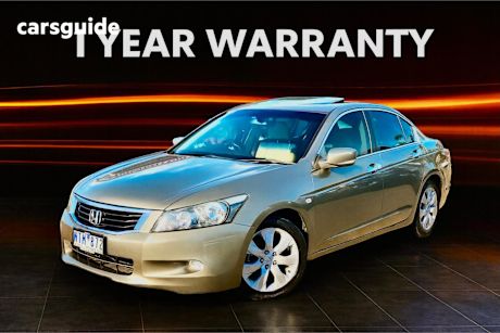 Gold 2008 Honda Accord Sedan VTI-L F