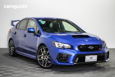 Blue 2020 Subaru WRX Sedan Sti Spec R (Wing) (Awd)