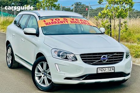 White 2016 Volvo XC60 Wagon D4 Luxury