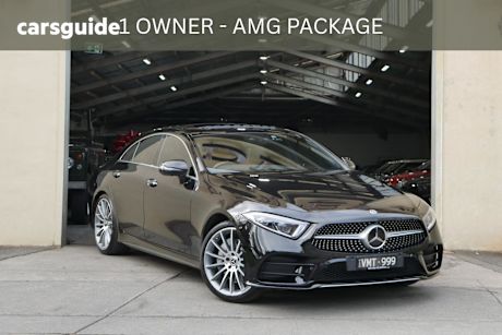 Black 2018 Mercedes-Benz CLS-Class Sedan CLS450 4WD