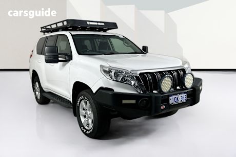 White 2014 Toyota Landcruiser Prado Wagon Gxl (4X4)