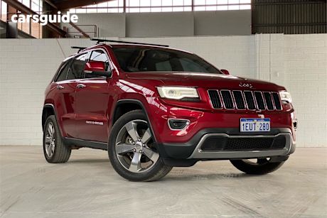 Red 2015 Jeep Grand Cherokee Wagon Limited (4X4)