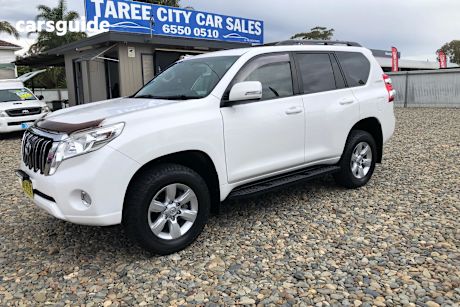 White 2014 Toyota Landcruiser SUV PRADO GXL (4X4) KDJ150R MY14