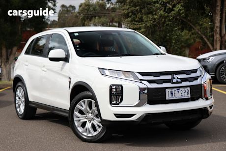 White 2022 Mitsubishi ASX SUV ES F