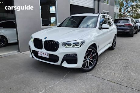 White 2020 BMW X3 Wagon Xdrive30I M Sport