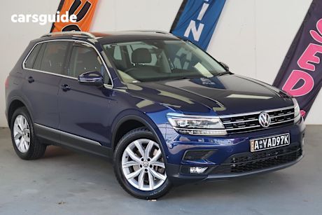 Blue 2019 Volkswagen Tiguan SUV 132TSI COMFORTLINE 4WD