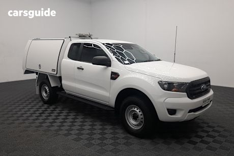 White 2019 Ford Ranger Ute Tray XL 4X4