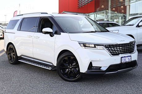 White 2022 Kia Carnival SUV PLATINUM F