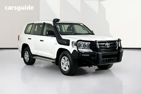 White 2021 Toyota Landcruiser Wagon Lc200 Gx (4X4)