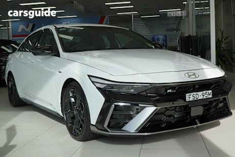 White 2025 Hyundai I30 Sedan N Line Premium