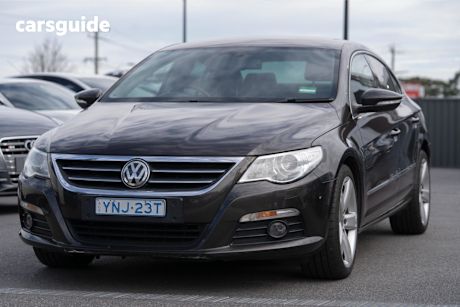 Grey 2009 Volkswagen Passat Coupe Cc 125 Tdi