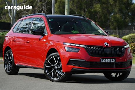 Red 2023 Skoda Kamiq SUV 110TSI MONTE CARLO F