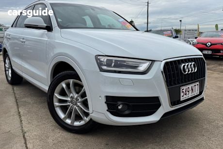 White 2015 Audi Q3 SUV TFSI F